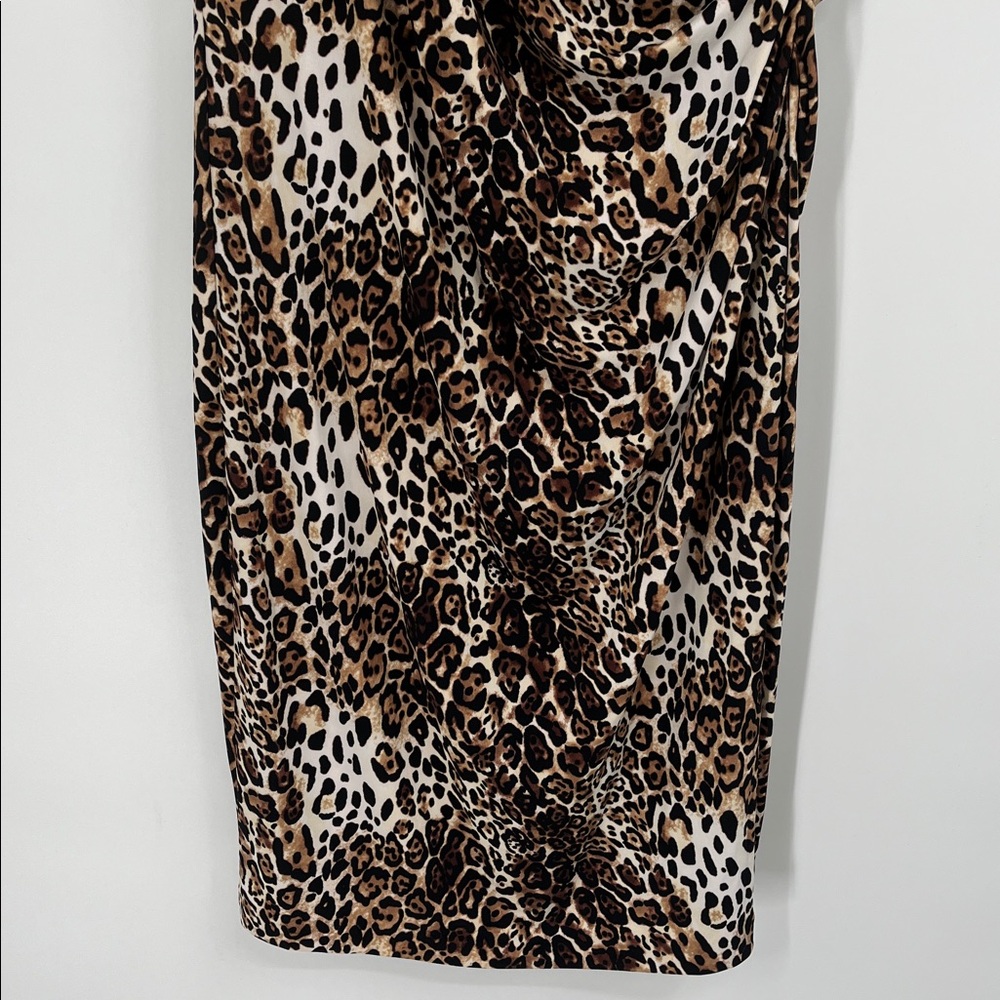Victorias Secret Leopard Print Sleeveless Dress Size Large - Picture 3 of 8